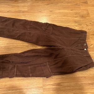 Stradivarius Brown Corduroy Pants